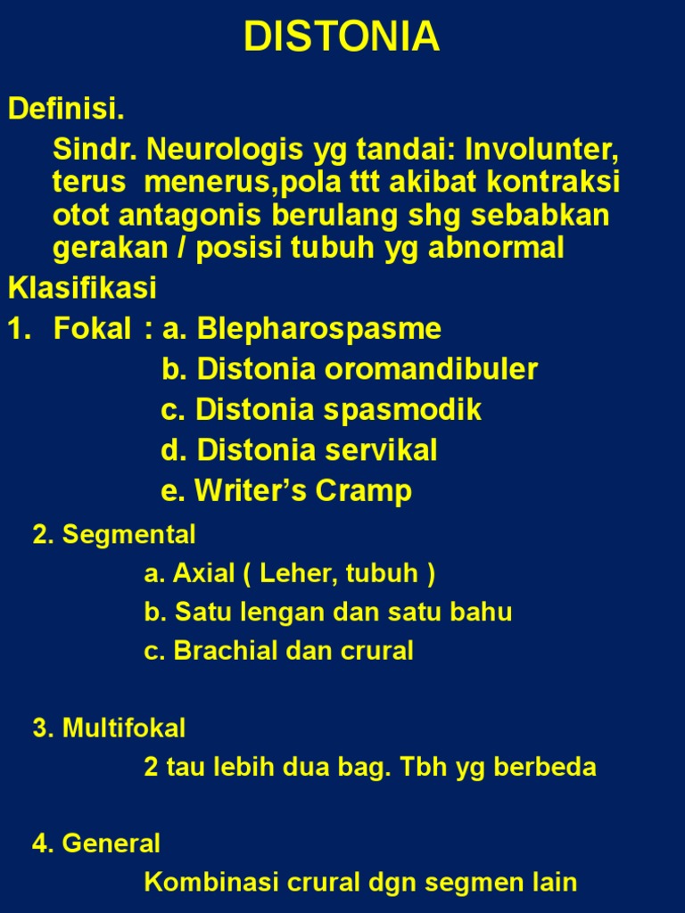 Uzroci, simptomi i liječenje cerebralne distonije